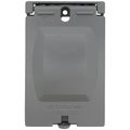 Product Image of Single Gang Weatherproof 30/50A Receptacle Cover (Gray)