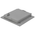 Product Image of Double Gang Weatherproof 20/50A Power Outlet Cover, 2-5/8" Dia. Hole (Gray)