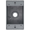 Product Image of Single Gang 1/2" 3 Holes Deep Weather Proof Box (Bronze)