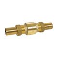 Product Image of 1-1/2" Sweat Forged DZR Brass In-Line Spring Loaded Check Valve w/ Dual Union Ends (Lead Free)
