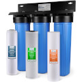 Product Image of 3 Stage Whole House Water Filter System w/ 20" Sediment, Carbon Block, and Lead Reducing Filter