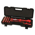 Product Image of 16-Piece Insulated 3/8" Drive Torque 12 Point Socket Set - SAE