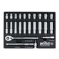 Product Image of 24-Piece, 3/8" Drive Standard and Deep Socket Tray Set - Metric