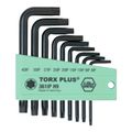 Product Image of 9-Piece L-Handle Torx Plus Key Set, IP8 to IP40, 36199