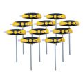 Product Image of 10-Piece SoftGrip Dual Drive Ball End Hex T-Handle Set, Inch, 54097