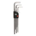 Product Image of 9-Piece Ball End Hex L-Key Set, Metric, 66994