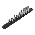 Product Image of 9-Piece 1/4" & 3/8" Drive Metric Hex Bit Socket Set, 71996