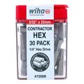 Product Image of Hex Screwdriver Insert Bit, 5/32" Hex, 1/4" Drive, 72509