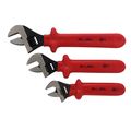 Product Image of 3-Piece Insulated Adjustable Wrench Set