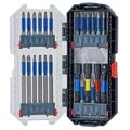 Product Image of 24-Piece TerminatorBlue Impact Bit Set w/ GoStack Case, Nut Setters & Adapter