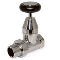 Product Image of 1-1/4" NPT Windsor Full Bore Gate Valve for Steam & Hydronic Systems (Chrome)