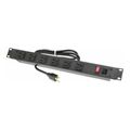 Product Image of 6 Outlets, 120 Volts, 15 Amps, 6 ft Cord, Power Outlet Strip, J60BOB