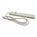 Product Image of 6 Outlets, 120 Volts, 15 Amps, 6 ft Cord, Power Outlet Strip, P6