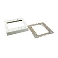Product Image of Double-Gang Flush Type Extention Adapter Fitting (White)