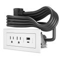 Product Image of 2 Outlet Radiant White Furniture Power Center Basic Power Unit (10 Ft. Cord)