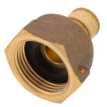 1/2" Expansion PEX X 3/4" FIP Brass Water Meter Coupling (Lead Free)