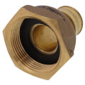1" Expansion PEX X 1-1/4" FIP Brass Water Meter Coupling (Lead Free)