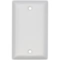Product Image of 1-Gang Weatherproof Blank Cover w/ Gasket (Brushed Aluminum)