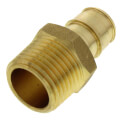 Product Image of 1/2" Expansion PEX x 1/2" NPT Male Adapter (Lead Free Brass)