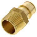 Product Image of 3/4" Expansion PEX x 3/4" NPT Male Adapter (Lead Free Brass)