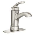 Product Image of Hensley (MB) 1 Handle High Arc Bathroom Faucet, WS84414MSRN (Spot Resist Brushed Nickel)