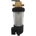 Product Image of 50-Micron Auto-Flush Spin Down Sediment Water Filter for High Flow Applications w/ Bypass