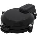 Product Image of 6" Watertight Cast Iron Locking Well Cap w/ 1-1/4"  Conduit (Black)