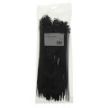 11" Black Nylon Ties with Mounting Hole (Pack of 100)