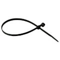 14" Black Nylon Ties with Mounting Hole (Pack of 100)