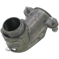 Product Image of 1/2" Non-Insulated 90-Degree Zinc 2-Screw Clamp Connector