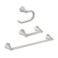 Product Image of Graeden 3 Piece Kit Includes 18" Towel Bar, Paper Holder, And Towel Ring (Brushed Nickel), Y0993BN