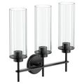 Product Image of Greenfield Three Globe Bath Light (Matte Black), YB1763BL