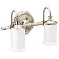 Product Image of Belfield Two Globe Bath Light (Polished Nickel), YB6462NL