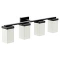Product Image of 90 Degree 4 Globe Bath Light, YB8864BL (Matte Black)