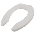 Product Image of Elongated Open Front Commercial Heavy Duty Toilet Seat (Standard White)