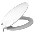 Product Image of Elongated Closed Front Commercial Heavy Duty Toilet Seat (White)