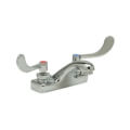 Product Image of 2.2 GPM 6" AquaSpec Sink Faucet w/ 4" Spout and 4" Wrist Blade Handles (Lead Free)
