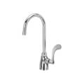 Product Image of 0.5 GPM Aerator AquaSpec Single Laboratory Gooseneck Faucet w/ 5-3/8" Swing Spout and Wrist Blade Handle (Chrome)