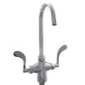 Product Image of 0.5 GPM Aerator AquaSpec Laboratory Gooseneck Faucet Single w/ 5-3/8" Swing Spout and 2" Wrist Blade Handles