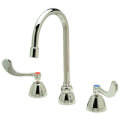 Product Image of AquaSpec Widespread Gooseneck Faucet, 5 3/8" Spout, Plain End Spout w/ 1.5 GPM Flow Control