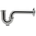 Product Image of 1-1/4" Chrome Plated Brass P-Trap 17 GA w/ Brass Nuts (With Cleanout)