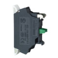 Product Image of Harmony XB4, 1 N/O Single Contact Block w/ Spring Clamp Terminal, Front Mount