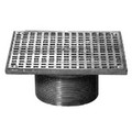 Product Image of 3-1/2" NPSM Adjustable 8" Square Strainer (Polished Nickel Bronze Top)