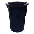 Product Image of 18" x 30" Polyethylene Structural Foam Basin w/ Predrilled 4" Inlet, No Hub, w/o Torque Stops