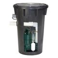 Product Image of Assembled Sewage Package System, Automatic 264 - Poly Foam 18" X 30" Basin w/ Lid (Side Discharge)