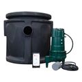 Product Image of 24" x 24" Preassembled Grinder Pump System w/ BN803, 1/2 HP, 115V Pump and Alarm