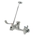 Product Image of AquaSpec 2-Handle Wall-Mount Utility Faucet w/ 6" Vacuum Breaker Spout (Chrome)