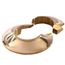 3/4" Two-Piece Magnetic Assembly Escutcheon for Concealing Pipework (Unlacquered Brass)