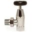 3/4" FIP Windsor Control Valve, Failsafe Brass-On-Brass Seals for Steam & Hydronic Systems (Chrome)