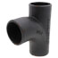 3" No Hub Cast Iron Sanitary Tee w/ 2 45-Degree Right Hand Inlets